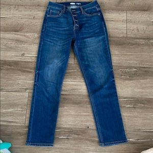 Old Navy button fly power jeans
